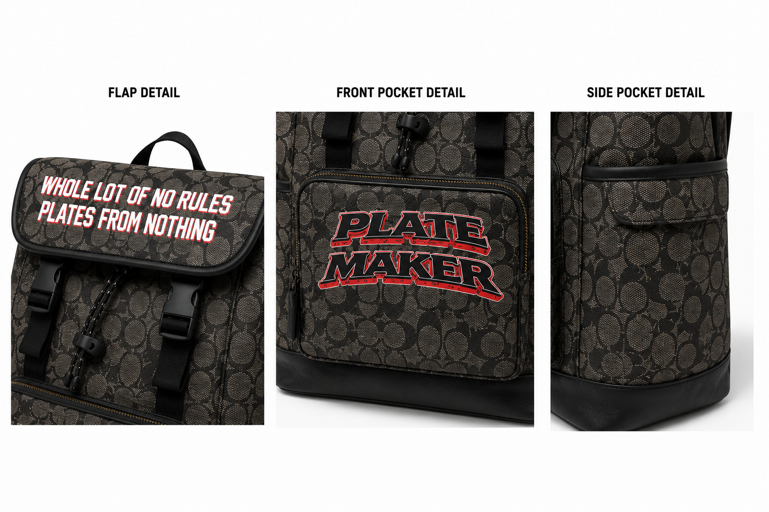 NEW YORK  BACKPACK                       PLATE FROM NOTHIGH